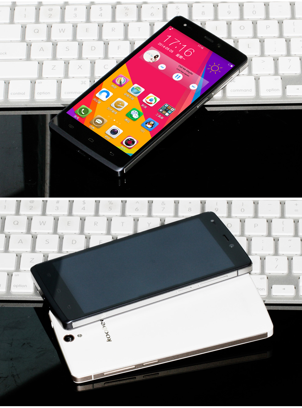 酷比 H1S 移动4G大屏智能手机 双卡双待 灰色