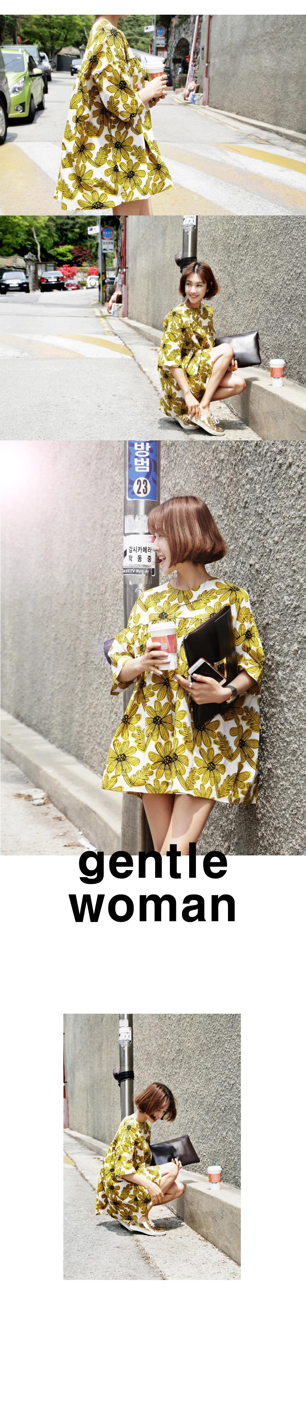 PDQC summer 2015 new, long T pension Korea-U.S. retro flowers loose doll wind graphics thin ultra short dresses yellow XXL pictures, price, brand platters! Elections are good character, the national distribution, so why buy now enjoy more preferential! Health