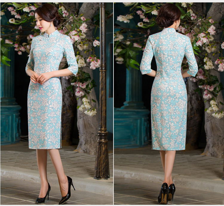 The beautiful autumn 2015-oriented Women's clothes retro graphics in Sau San thin cheongsam large cuff improved long cheongsam dress linen Tang dynasty JORIN L picture, prices, brand platters! The elections are supplied in the national character of distribution, so action, buy now enjoy more preferential! As soon as possible.