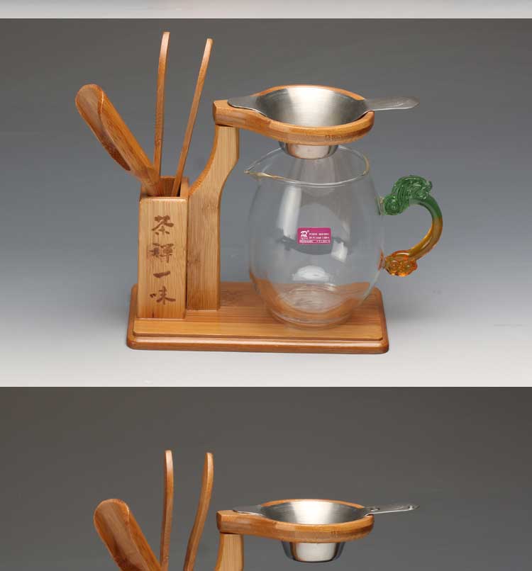 
                                        品言 YP 茶漏架茶滤架泡茶架过滤网器 功夫茶具配件茶道零配 竹制茶漏架ST                