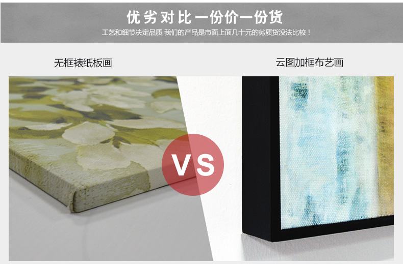 
                                        云图 创意励志 黑白装饰画现代简约酒吧咖啡厅办公室文化挂画墙画 一套ABC画面 40*60(黑色框)                