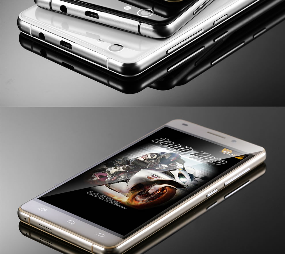 爱我（LOVME）魅影T5 Plus 移动4G智能手机 蓝宝石金属版 双卡双待 铂光金