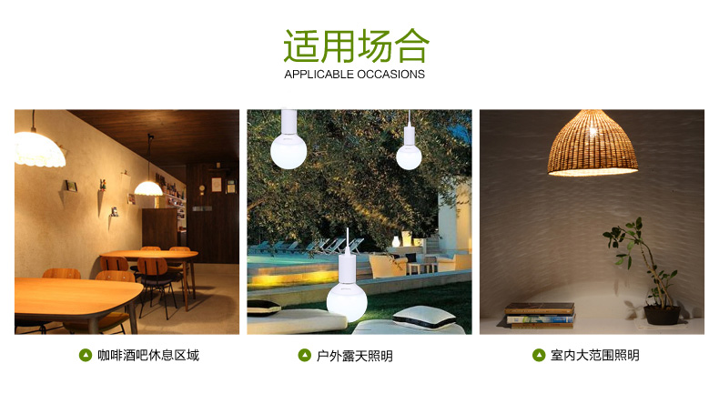 立莱 led灯泡e27大螺口球形护眼大球泡大功率节能灯具 19W 白光