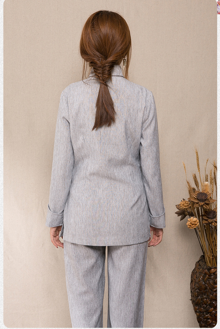 Ancient Evelyn, 2015 Autumn New) cotton linen china wind women improved Tang Dynasty Women's jacket coat kit shirt light gray suit XXL picture, prices, brand platters! The elections are supplied in the national character of distribution, so action, buy now enjoy more preferential! As soon as possible.