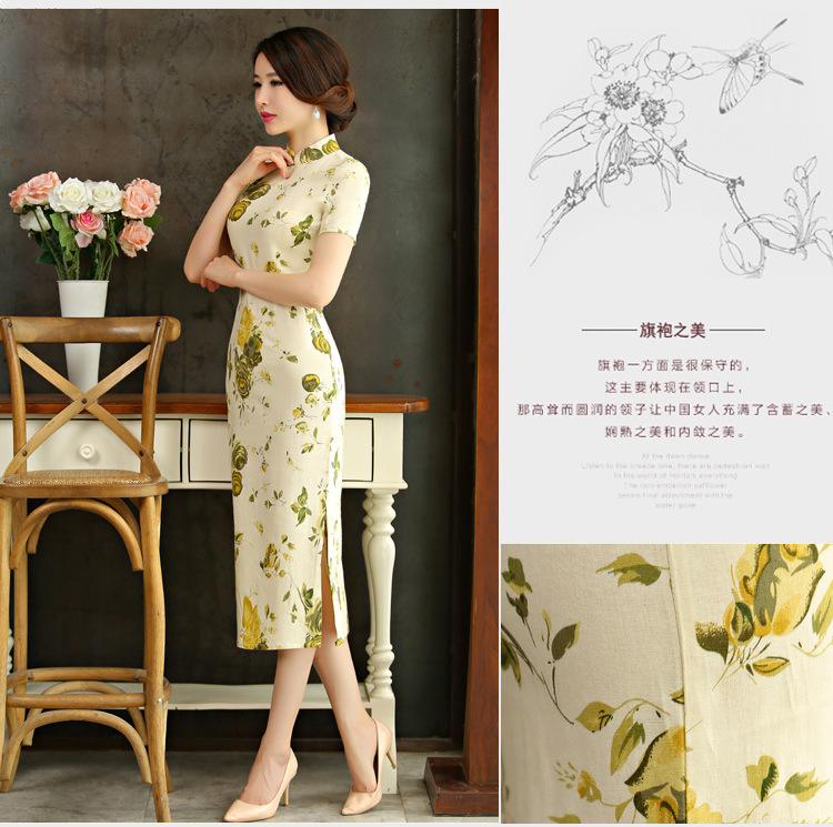 The US Li Dan 2015 summer retro beauty graphics thin short sleeves in the Code improved linen long cheongsam dress Q 9004 the butterfly 9010 XXL pictures, price, brand platters! Elections are good character, the national distribution, so why buy now enjoy more preferential! Health