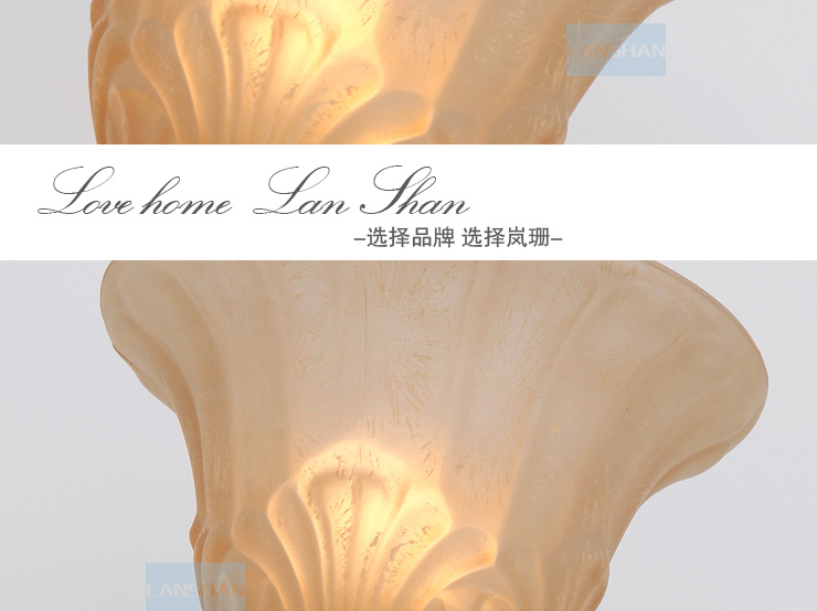 岚珊 欧式壁灯具时尚卧室灯床头灯客厅灯简约过道灯饰B152