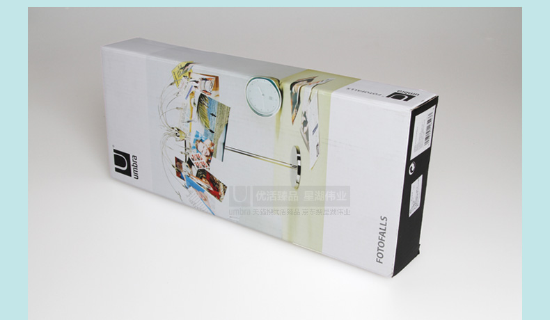 umbra FOTOFALLS 瀑布台式相片架 拍立得照片展示 婚庆用品 306992 银色410