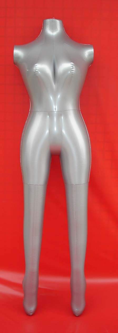 充气女全身模特假人女装拍照工具橱窗服饰展示衣架道具 其他颜色1000