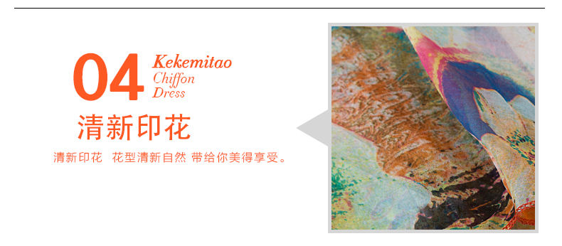 夏提纳 2015夏V领性感钉珠波西米亚雪纺度假显瘦沙滩长裙吊带连衣裙女DS8619 花色 S