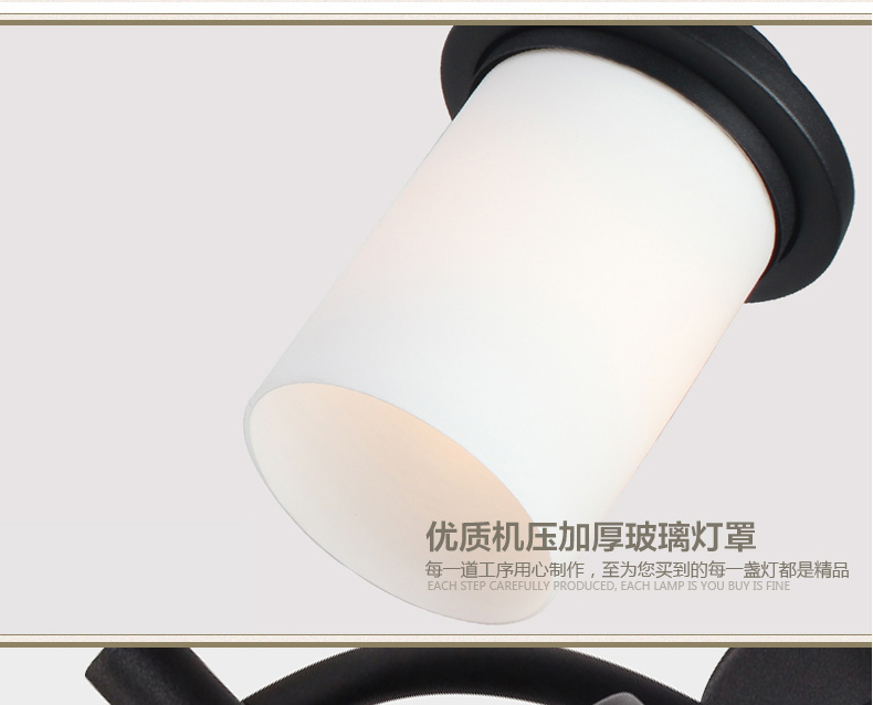 蒙特丽 客厅卧室书房玄关床头灯7110-B 美式田园复古壁灯(B) 2头(36*23cm)  配送led灯泡(E27黄光5W)