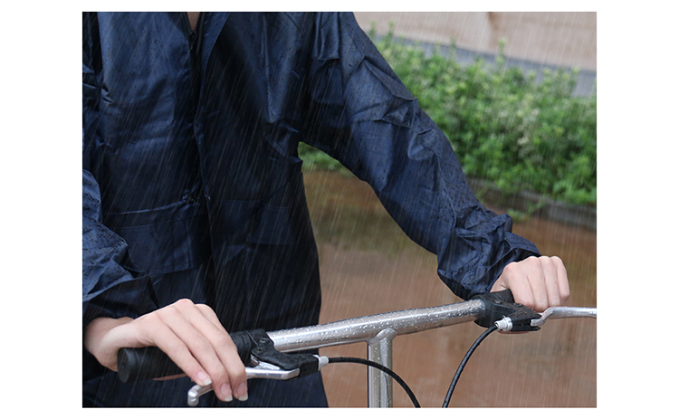 
                                        糖果房子  电动车雨衣 单人摩托车自行车男士 分体式雨衣 藏蓝色                