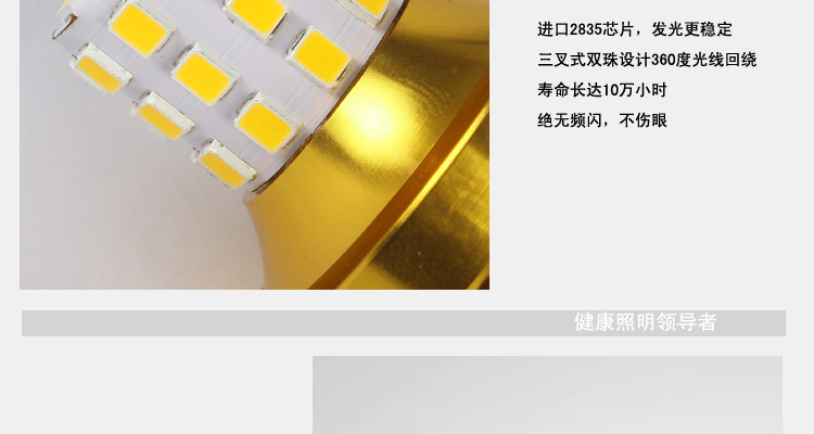 饰嘉LED灯泡 尖泡灯蜡烛灯拉尾灯节能灯泡 尖泡款式银色外壳E27 7W白色光