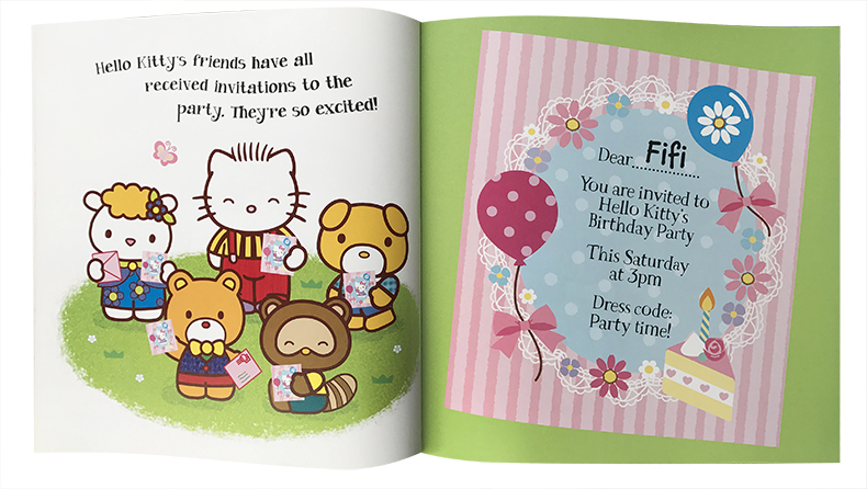 进口英文原版正版 hello kitty: happy birthday!生日快乐bill