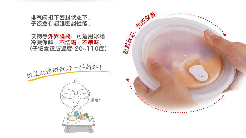 十度良品SD-965电热饭盒双层陶瓷内胆定时保温加热插电饭盒蒸饭器