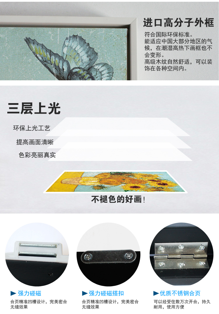
                                        列昂纳多（ART PIONEER） 现代简约时尚竖版电表箱装饰画配电箱装饰画遮挡画 抽象麋鹿 外框尺寸50x65cm(遮挡尺寸40x50)                