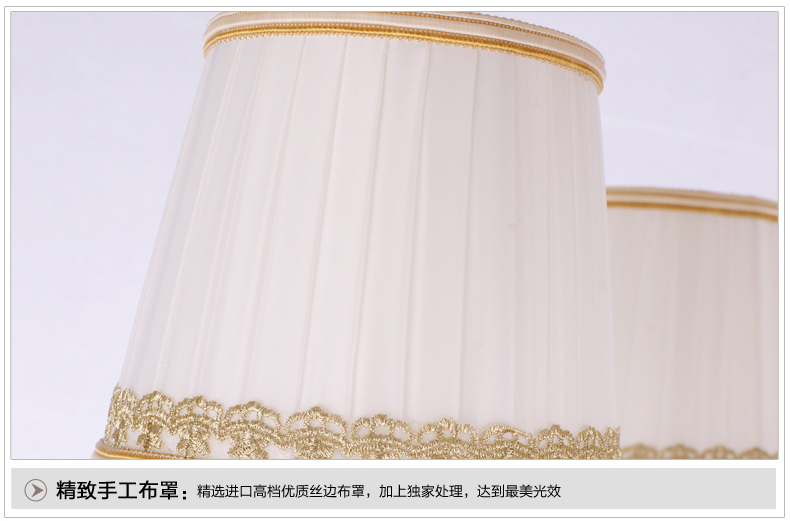 美式吊灯餐厅客厅吊灯 现代卧室吊灯 简约仿铜欧式吊灯 0294-8