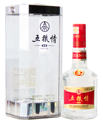 【京东快递】浓香型白酒 五粮液 52度五粮情500ml*1瓶