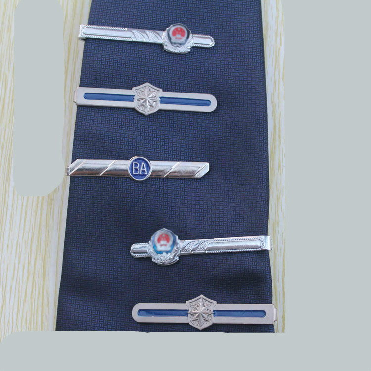 2011新式领夹保安领带夹保安服装配饰男女银色新式领带夹一个 2011