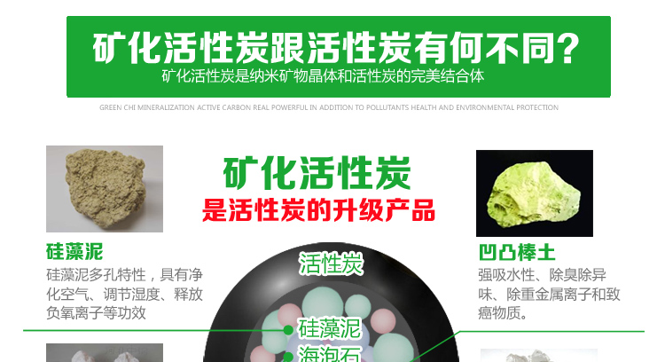 
                                        
                                                            绿驰 4000g升级矿化活性炭包 装修吸去除甲醛清除剂除臭异味竹炭包 家用新房车用除味吸甲醛防潮碳包非干燥剂                