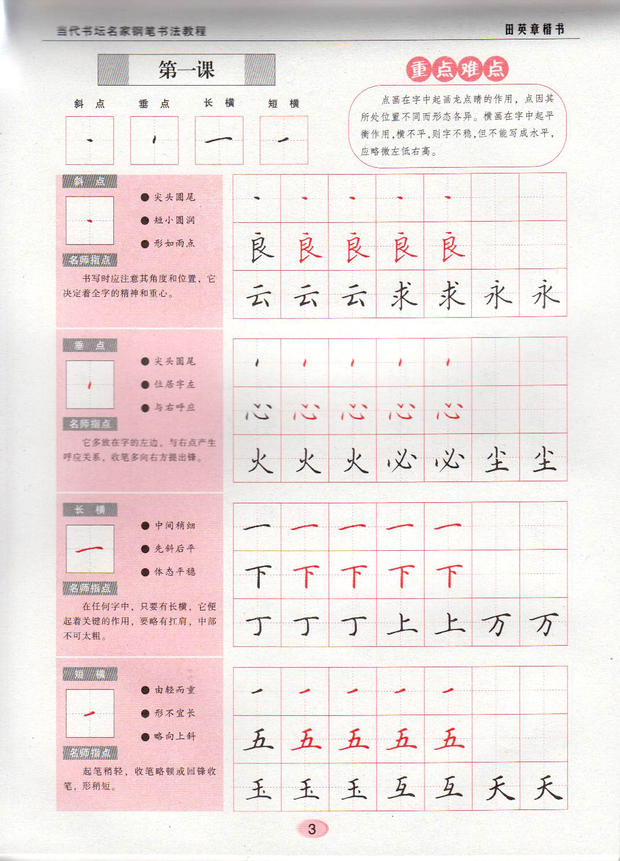 钢笔书法教程程练字帖 楷书基础入门临摹字帖 钢笔硬笔中性笔练字贴