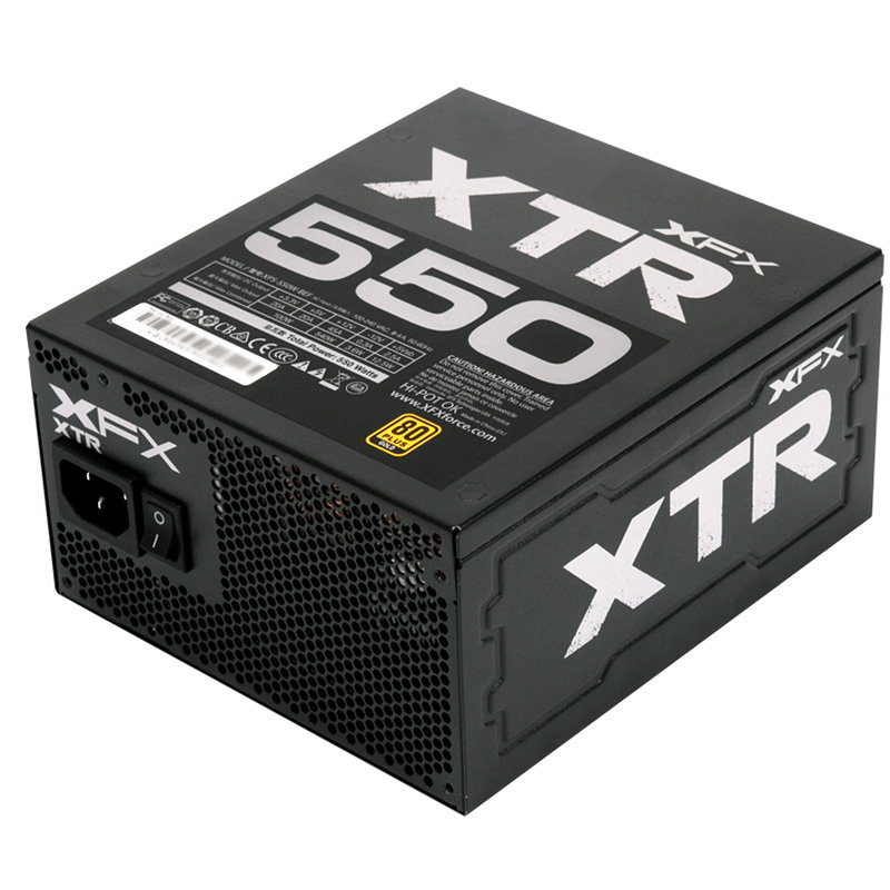 讯景（XFX）额定550W XTR550 电源 （80...