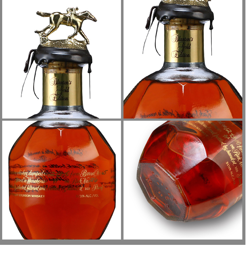 blanton"s whiskey 波兰顿珍藏威士忌 波兰顿特别珍藏波本威士忌绿标