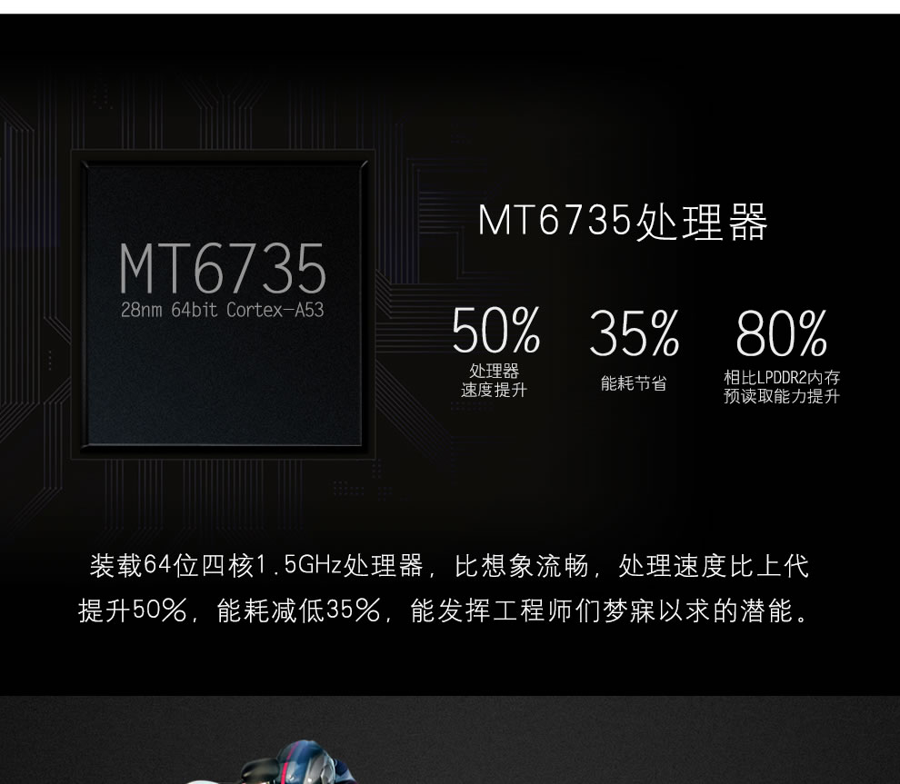 爱我（LOVME）魅影T5 Plus 移动4G智能手机 蓝宝石金属版 双卡双待 铂光金
