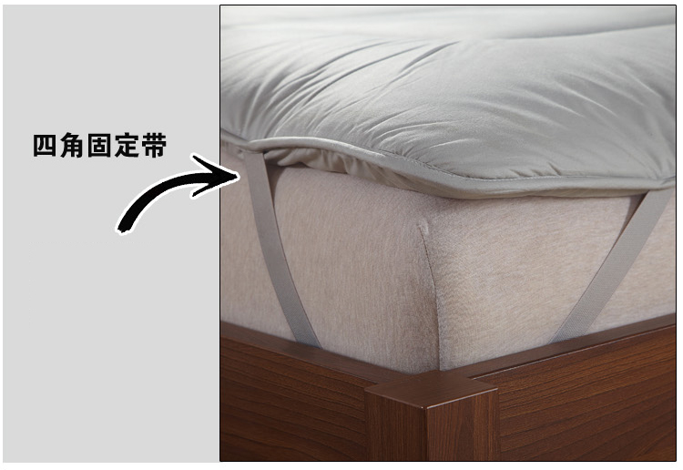 浩妍家纺 全棉床垫单人双人床垫可折叠床垫 纯棉竹炭环保纤维床垫褥子 90cm*200cm