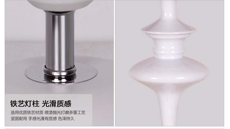 
                                        沃得灯饰客厅卧室床头台灯 现代简约温馨布艺红色装饰婚庆台灯具3855 3856红                