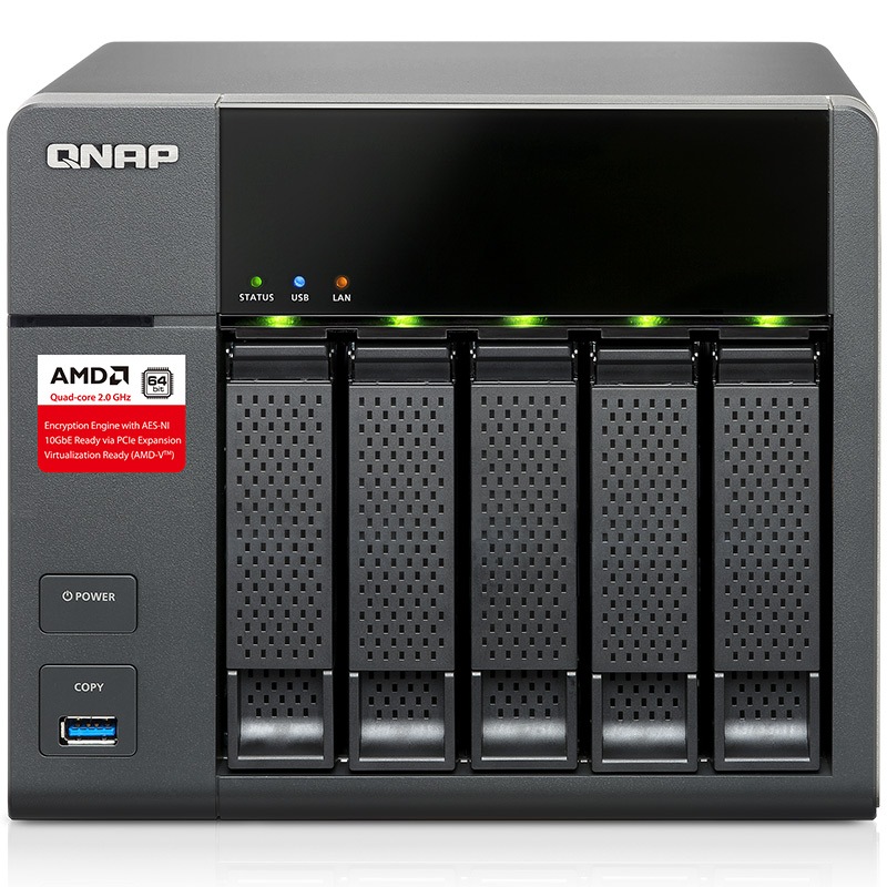 威联通（QNAP）TS-563 AMD 4核2.0 G...