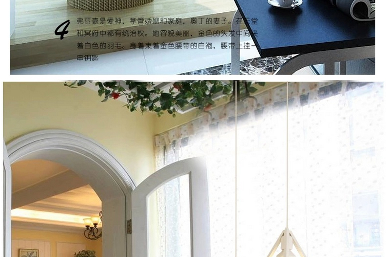 帝帛灯饰 彩色个性简约现代服装店铺吧台餐厅灯复古楼梯单头三角形吊灯 五头 31天退换无忧