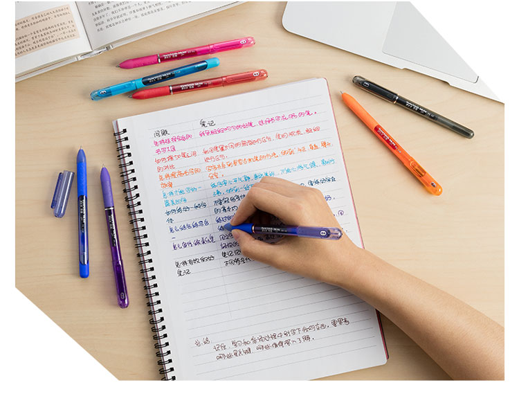 缤乐美（Paper Mate）中性笔 签字笔P2 0.38mm红色12支盒装P2系列