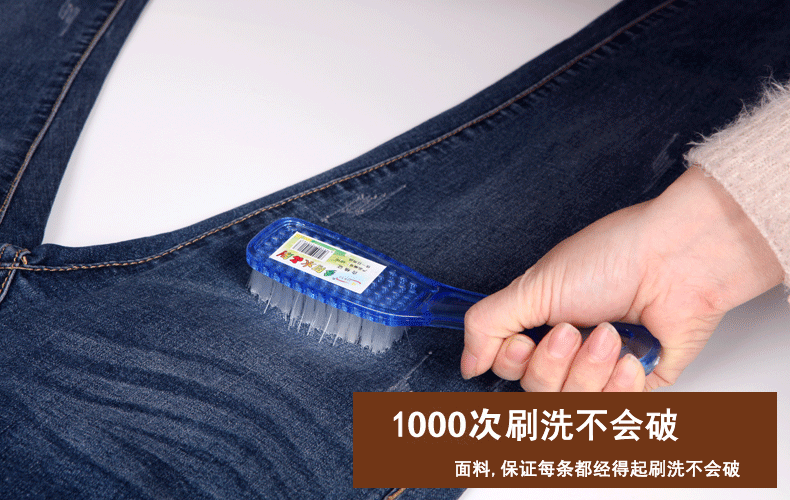 伊索琳2015秋季新款女装显瘦高腰牛仔裤女小脚裤个性铅笔裤长裤子秋冬修身潮 29码 偏小一码