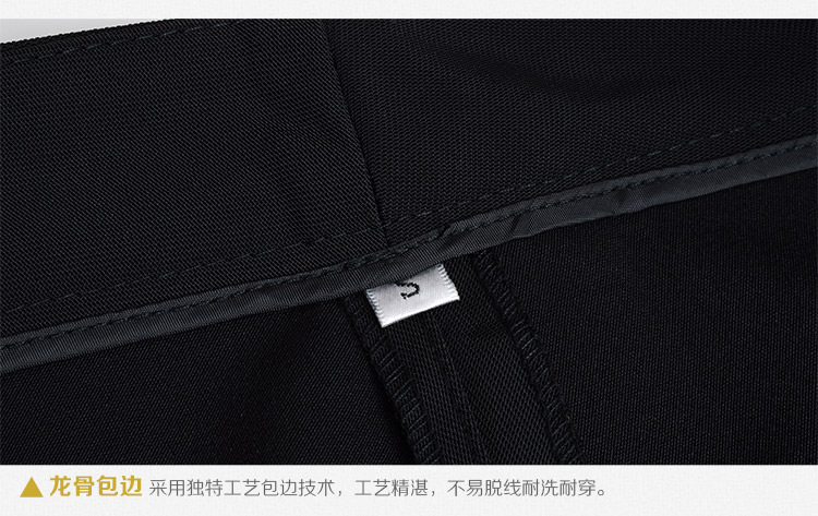 花芯诗   2015职业装女裤直筒小脚西裤黑色正装裤子女工装长裤西装裤Q 黑色 XL