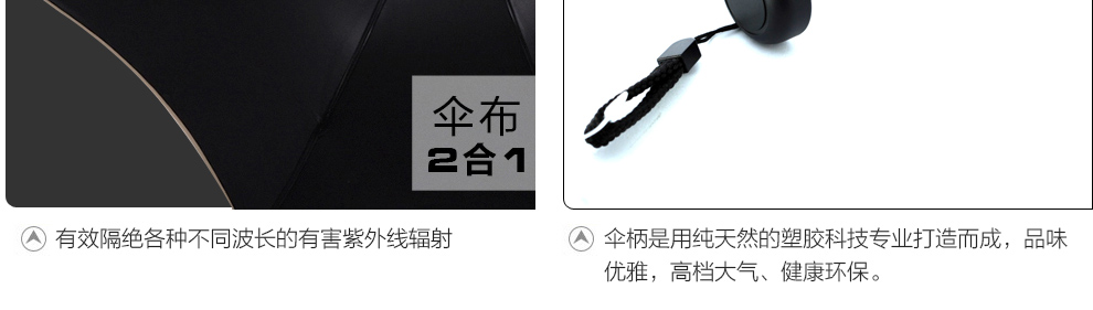 上海故事超轻遮阳伞夏季女士防紫外线黑胶太阳伞时尚折叠晴雨伞科技碳纤维伞骨超轻 仅125克 巴格卡其