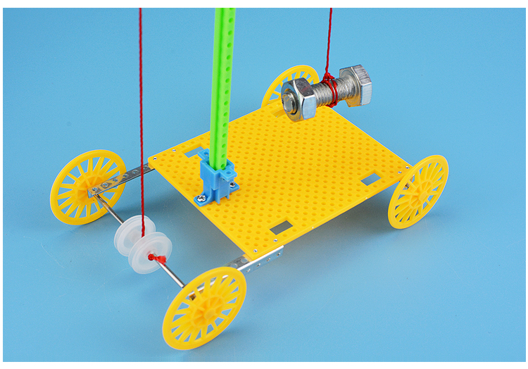 科技小制作 diy重力小车重力势能车 小学生科学实验器材 tm-155 重力