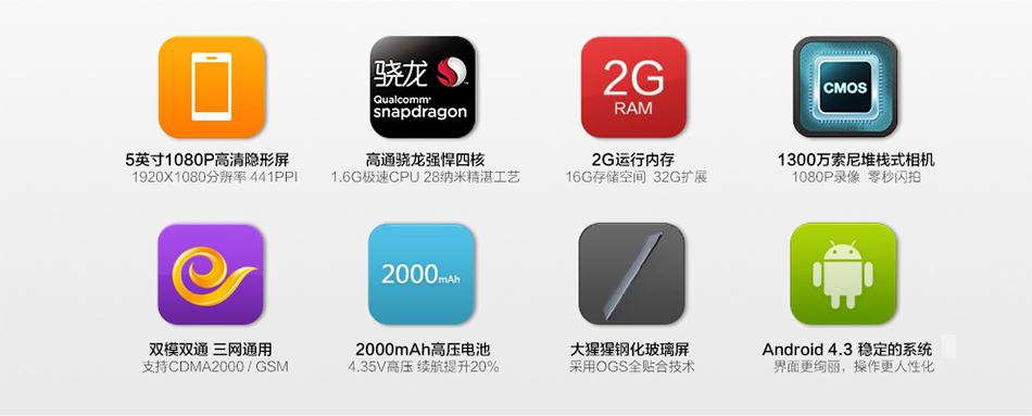 优思（Uniscope）E1230 XC2 电信3G手机 双卡双待 灰色