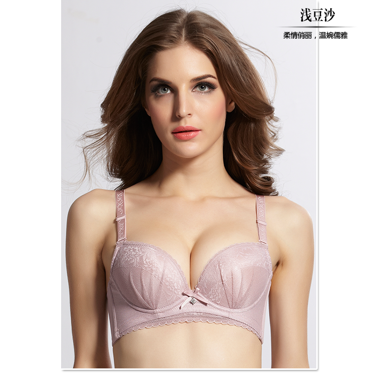 <em>多彩</em>多姿<em>文胸聚拢</em>调整型加厚款性感收副乳厚小