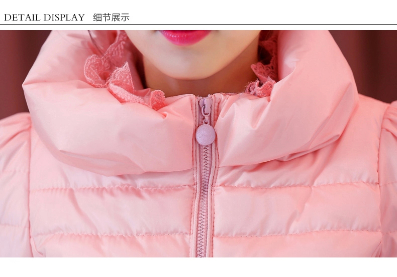迪牛斯2015秋冬新款 立领女装短款外套棉服女修身小棉袄 白色 XL