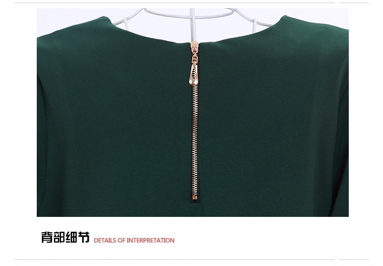 莫卡妮雪韩版长袖T恤新款秋装2015气质上衣拼色修身显瘦潮 黄色 S