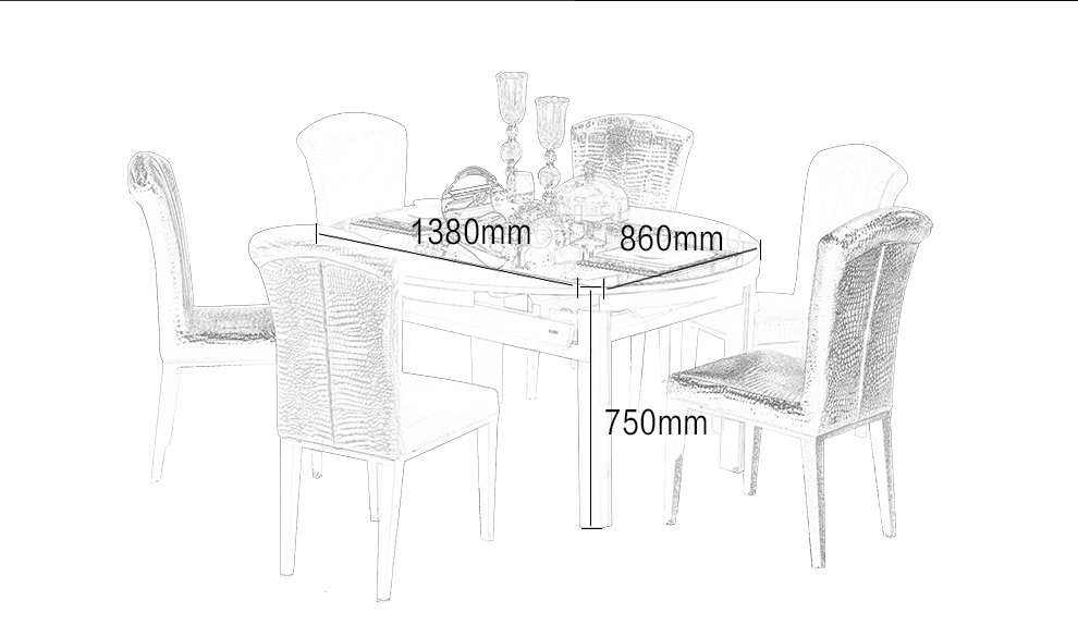 餐厅 餐桌 家具 简笔画 手绘 线稿 装修 桌 桌椅 桌子 990_585