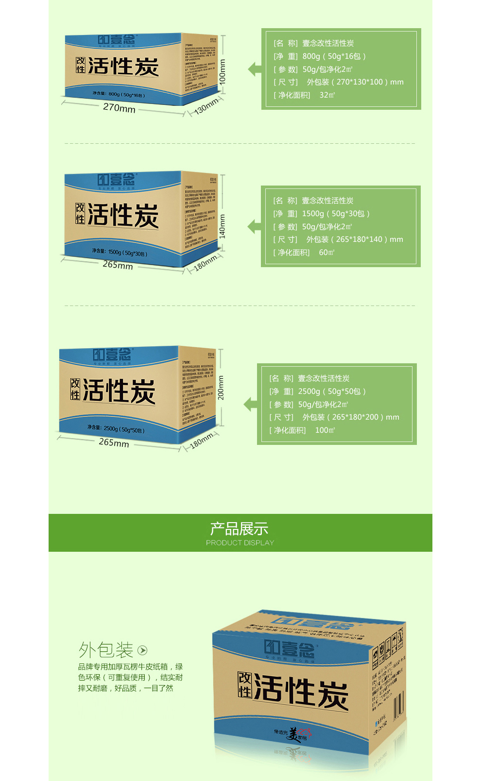 
                                        活性炭 除甲醛活性炭包新房装修新车除味木炭包去味吸甲醛送甲醛检测仪 2500g送2盒检测盒(WZD)                