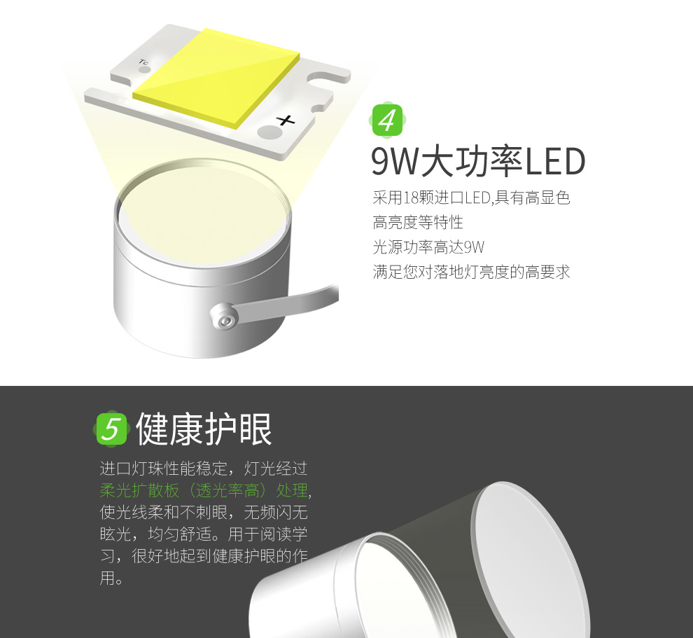 
                                        优洋LED 遥控落地灯 创意客厅卧室书房灯 现代简约欧式落地台灯 银色                