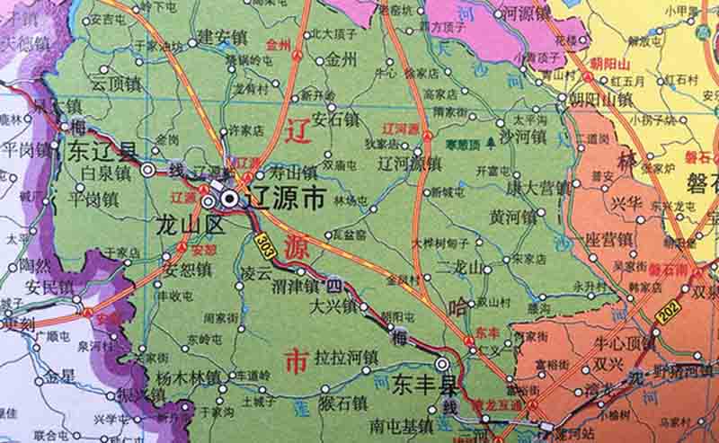 旅游/地图 中国地图 东北三省系列之吉林省地图挂图贴图1.1米x0.图片