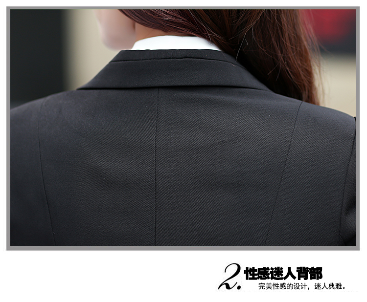2016春新款韩版OL职业套裙时尚正装白领工作服大码修身三件套 白色衬衣三件套 XL