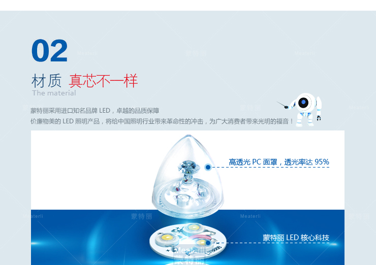 蒙特丽省电王 LED光源尖灯泡3w瓦 E27大口 （年省电费上千/质保3年/只换不修） 白光