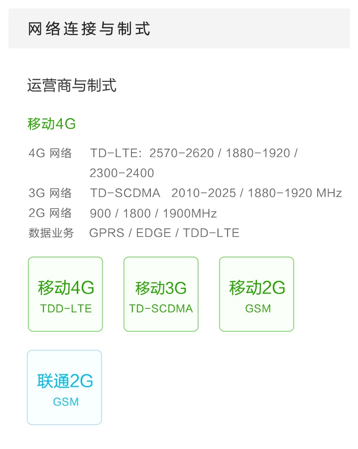 小米（MI）小米4手机 标准版（16G ROM） 白色 移动4G  (2G RAM)