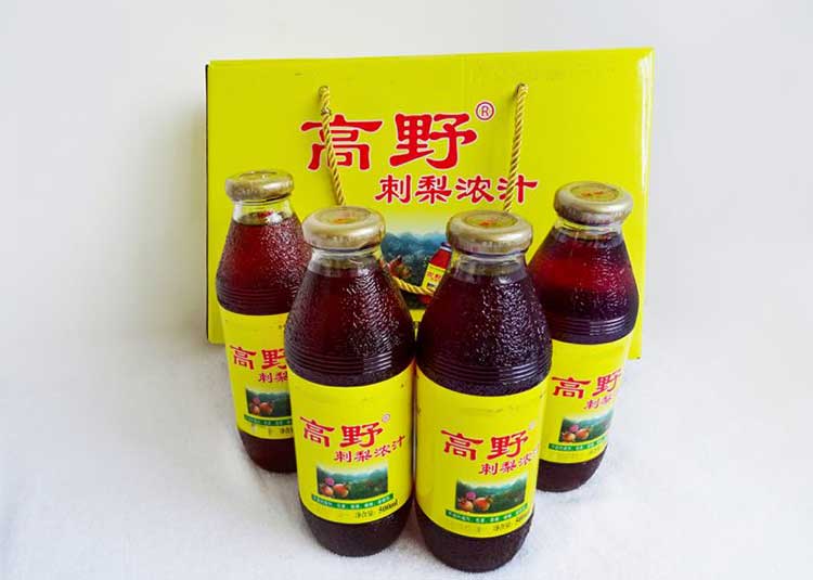 高野 浓缩刺梨汁500ml 广西百色乐业特产水果饮品刺梨