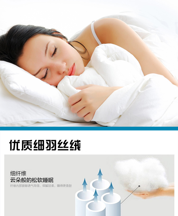 
                                        晶玺 枕头枕芯 中低软枕可水洗枕头芯 15-1号水洗枕 2只                