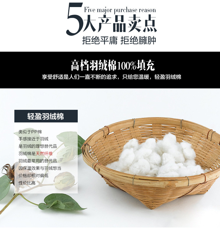 魁莉    2015新款韩版修身长款连帽羽绒棉服女马甲L888 黑色 M